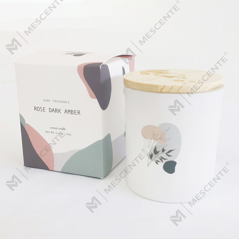 M&Scent Çoklu Yüksek Kalite %100 Doğal Aroma Kokulu Kapaklı Cam Kavanozda Soya Mumları