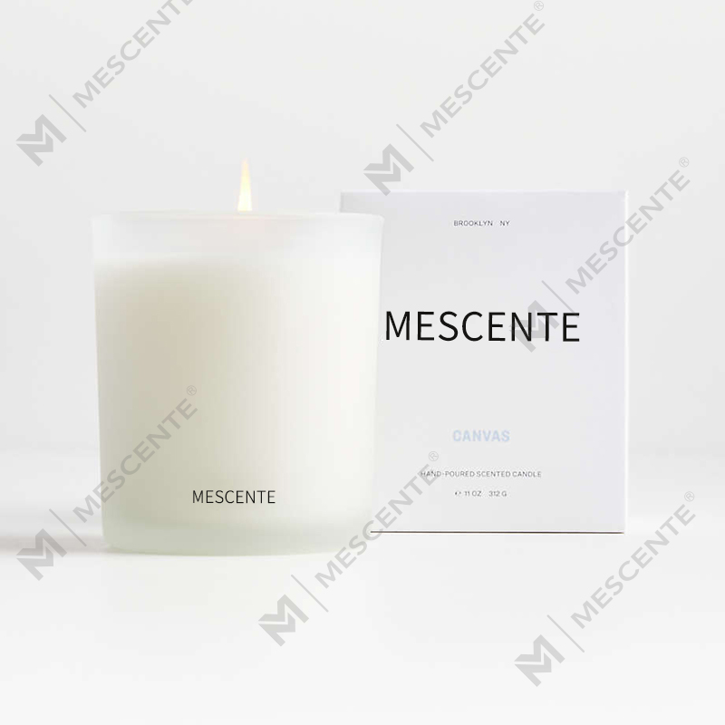 M&Scent toptan lüks özel etiket soya mumu kokulu mumlar kutusu ile