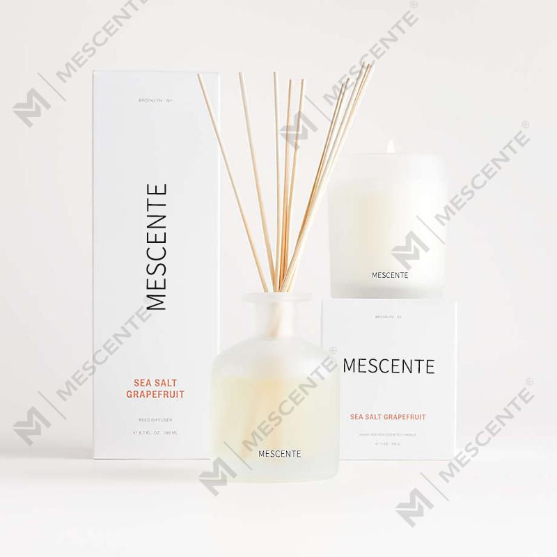 M&Scent lüks özel etiket mor renk aroma koku çubuğu hediye kutusu ile set