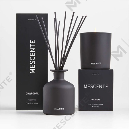 M&Scent toptan lüks özel etiket soya mumu kokulu mumlar kutusu ile
