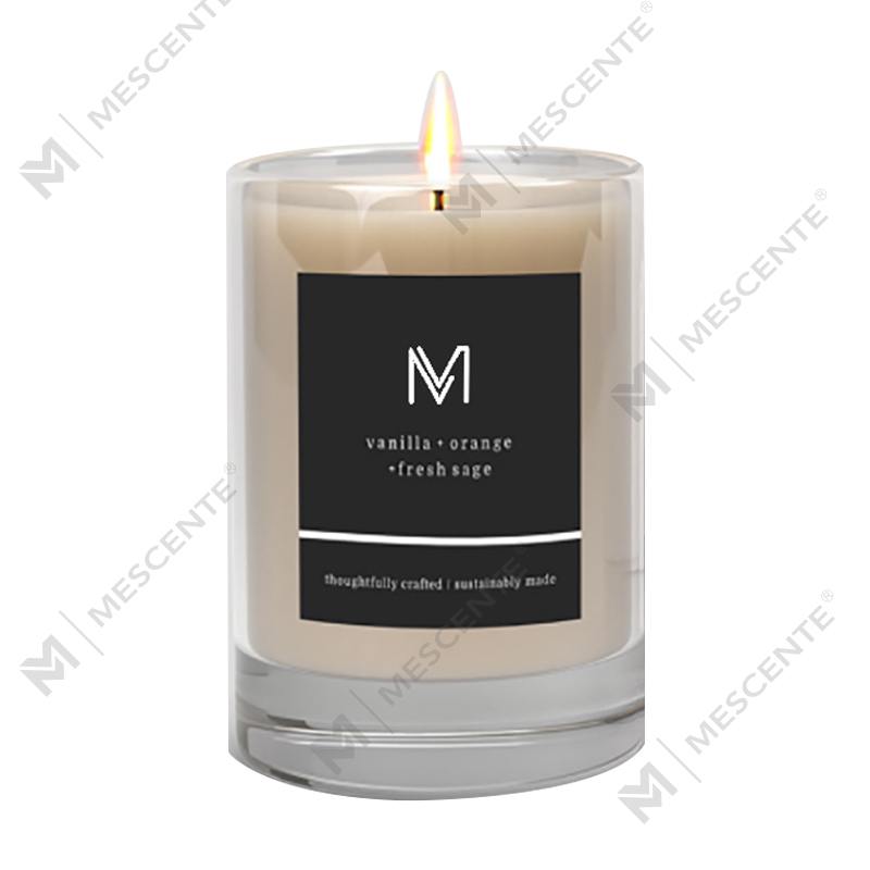 M&Scent toptan fabrika doğrudan lüks özel etiket soya balmumu kokulu mumlar toplu kutu ile