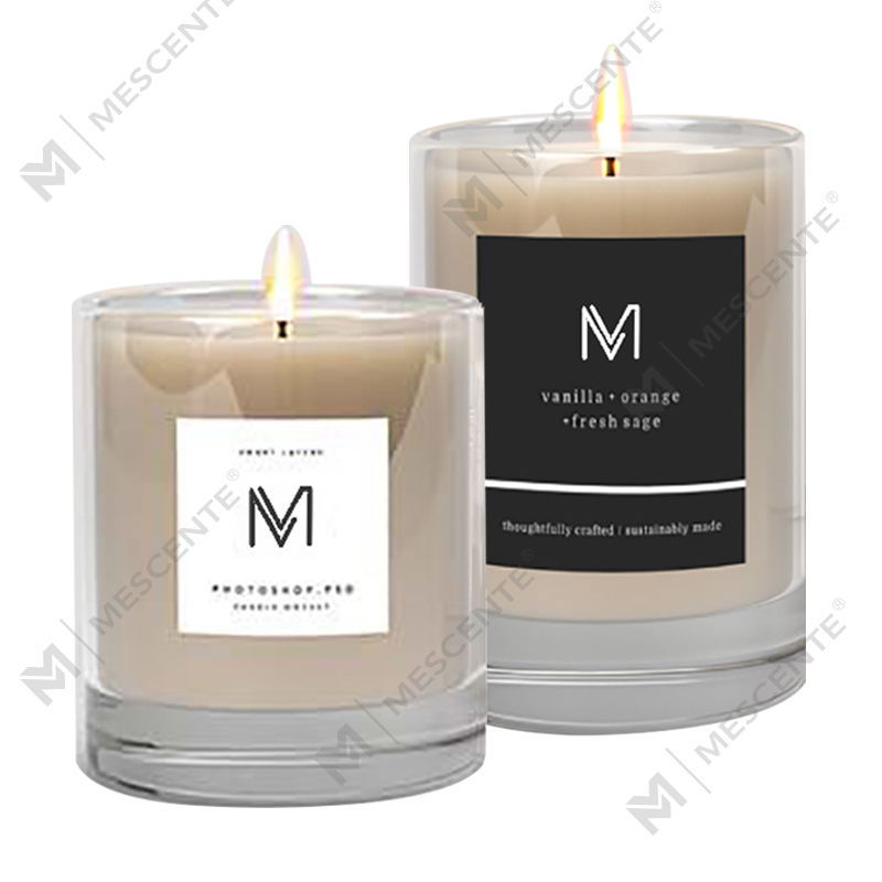 M&Scent toptan fabrika doğrudan lüks özel etiket soya balmumu kokulu mumlar toplu kutu ile