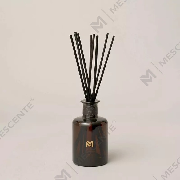M&Scent toptan lüks 500 ml siyah şişe difüzör Kamış koku kamış difüzör hediye kutusu ile