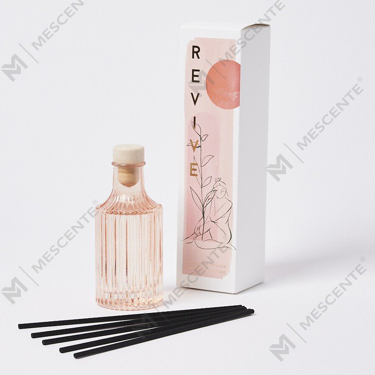 M&Scent Custom 100ml 200ml Cam Şişe Çiçek Kamış Difüzör için