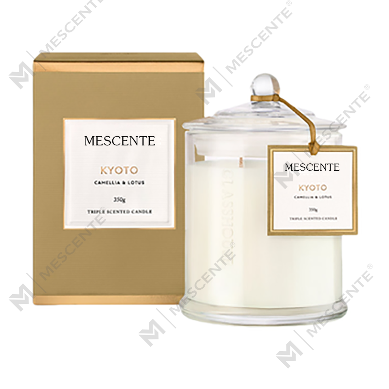 M&Scent Toptan Lüks Özel Özel Etiket Noel Kubbeli Kavanoz Kokulu Soya Mumları Kapaklı